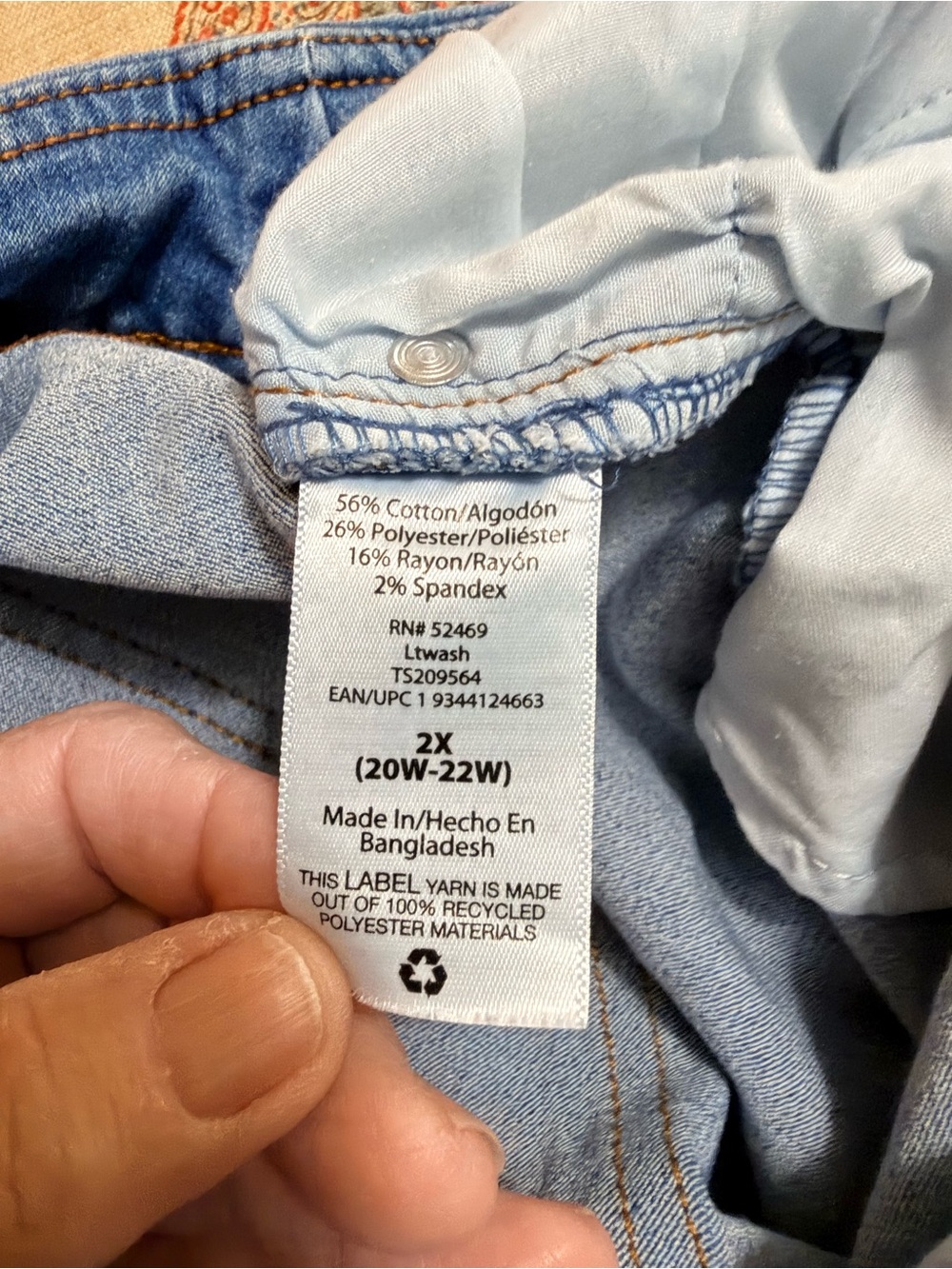 Terra & Sky 2x denim pull on shorts bundle of 3 - Picture 12 of 16